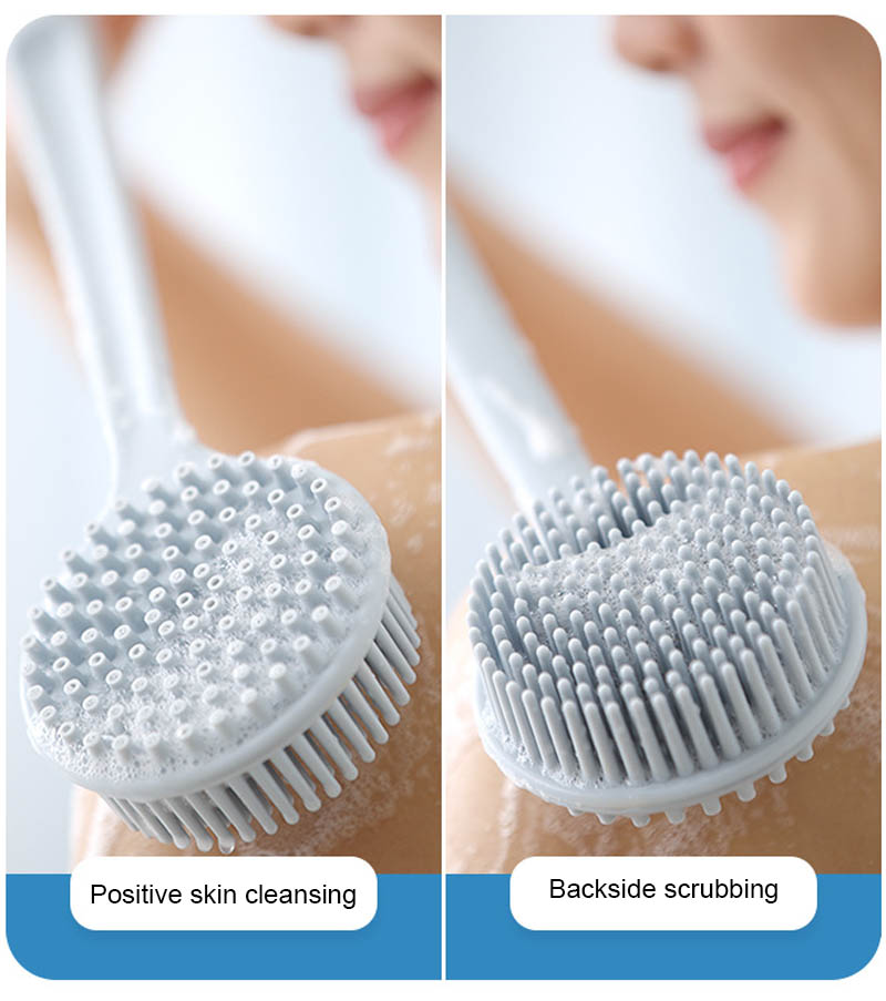 Long handle bath brush